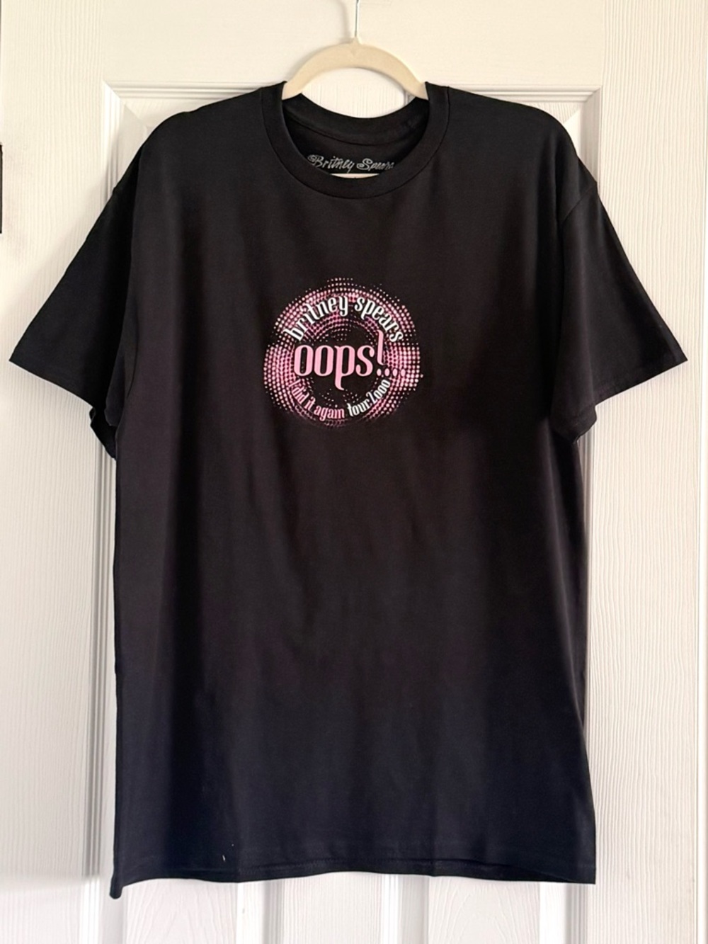 Britney Spears "Oops!…I Did It Again" Black Graphic Tee Large - Picture 7 of 7